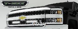 T-REX Torch Series LED Grille For 2015 Chevy Silverado 2500 3500 HD 6311221 Blk