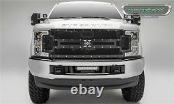 T-Rex Grilles 6715371 17-19 SD X-Metal Grille Blk 1 Pc Repl Chr Studs with FFC