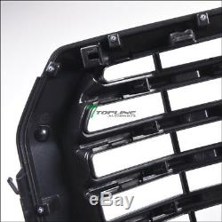 Topline For 2015-2017 Ford F150 Horizontal Front Hood Bumper Grill Grille Blk