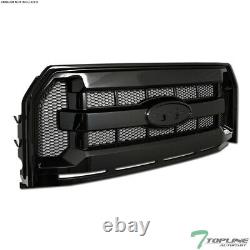 Topline For 2015-2017 Ford F150 OE Honeycomb Mesh Front Hood Bumper Grille Blk
