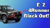 Toyota 4runner Upper Grille Bar Black Out In 5 Easy Steps
