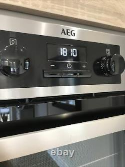 1 Four, Aeg, Beb231011m Oven Intégré, S/eteel Blk Glass