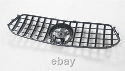 1pc Blk Grille Avant Panamericana Grill Pour Mercedes Benz Gt R Gle Vus W167 2020