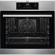Aeg Beb231011m Surroundcook Integrated Single Oven, S/steel Blk Glass A Rated