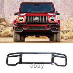 Aftermarket Black Front Grille Brush Guard Mercedes Benz W463 G63 2019+ Style