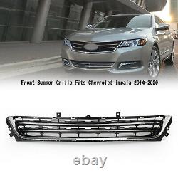 Avant Bumper Lower Grille Fit Chevrolet Impala 2014-2020 Chrome Blk 23455348 Ay