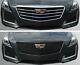 Black Horse 2015-2019 Cadillac Cts Overlay Grille Trims Gloss Black