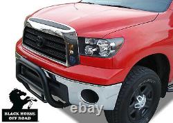 Black Horse Fit 03-17 Ford Expedition Blk Max Bull Bar Bumper Brush Grille Guard