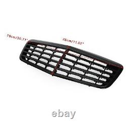 Bumper Grille Grill Fit Mercedes Benz W211 E350 500 07-09 Amg Gloss Blk B2