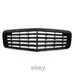 Bumper Grille Grill Fit Mercedes Benz W211 E350 500 07-09 Amg Gloss Blk T3