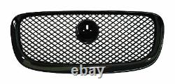 Calandre Avant Pour Jaguar Xf Black Honeycomb Maille 2011-15 Domaine X250 Xfr-s