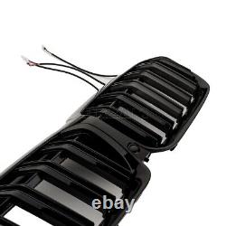 Calandre avant à double barre de performance noire brillante avec LED pour BMW Série 3 G20 G21