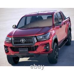 Calandre avant noir brillant pour Toyota Hilux Revo Rocco Ute Pickup 2018-2020