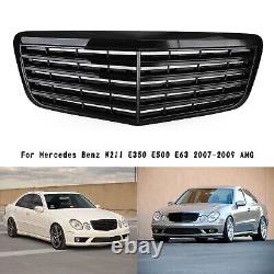 Calandre de pare-chocs avant pour Mercedes Benz W211 E350 500 07-09 AMG Gloss BLK AD