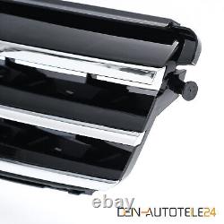 Calandre de radiateur Grille de sport adaptée à la Mercedes Classe C W204 S204 Noir brillant
