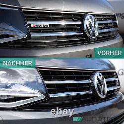 Calandre de radiateur bande noire brillante chromée pour VW T6 multivan van 2015-2019