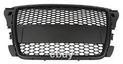 Calandre de radiateur nid d'abeille grill avant noir mat sans PDC adapté pour Audi A3 8P 08-13