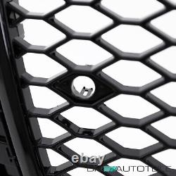 Calandre de radiateur noire brillante avec design en nid d'abeille pour Audi Q3 8U tous modèles 11-15
