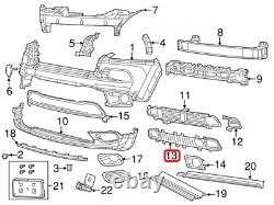 Calandre inférieure d'origine Jeep Cherokee 2014-18 (68203217AA)