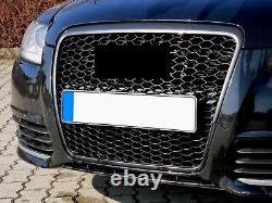 Convient Audi A6 4F grille de radiateur facelift grille nid d'abeille titulaire d'emblème de grille avant