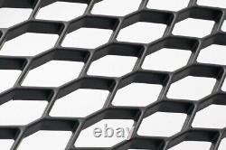 Convient à la grille de radiateur en nids d'abeilles de l'Audi A4 B7, grille avant, grille noire argentée 04-09