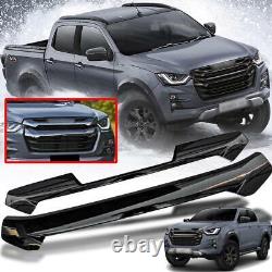 Couvercle de calandre avant brillant noir pour Isuzu DMAX D-MAX V-Cross Pickup 2022