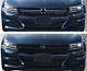 Dodge Charger Black Horse 2015-2019 Overlay Grille Trims Gloss Black