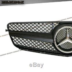 Fit Benz 08-14 W204 C-sedan Pare-chocs Avant Grille Set-shadow Matte Black B-sl Rechercher