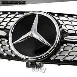 Fit Benz 09-10 W219 Cls-sedan Pare-chocs Avant Grille- Chrome Black Diamond D2 Look