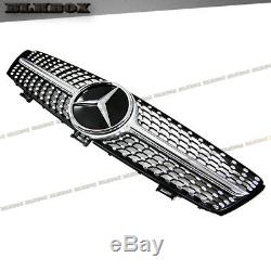 Fit Benz Cls-05-08 W219 Sedan Pare-choc Avant Grille-argent De Type Black Diamond Rechercher