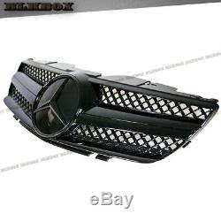 Fit Benz Sl-r230 03-06 Modèle Pare-chocs Avant Grille Tous Shiny Couverture D-black Sl Rechercher