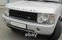 Grille Avant De Style Brillant Noir Supercharged Pour Range Rover L322 2002-05