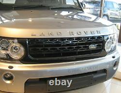 Grille Avant En Noir Pour Land Rover Discovery 4 Lr4 2010-2013 Style Oe