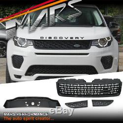 Grille De Calandre Noire Vent Et Plaque Minéralogique Paquet De Finition Pour Land Rover Discovery Sport L550