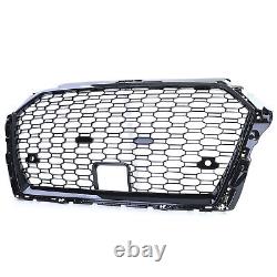 Grille De Radiateur De Sport En Nid D'abeille Gril Noir Brillant Pour Audi A3 8v 16-20 Avec Acc