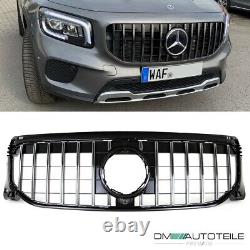 Grille De Radiateur Sport-panamericana Gt Chromée Pour Mercedes Glb X247 Sans Amg