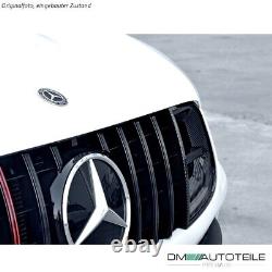 Grille Radiatrice Evo Panamericana Gt Rouge Noir + Carbone Pour Mercedes Glc X253