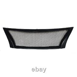 Grille de pare-chocs avant avec aspect nid d'abeille pour Nissan Sentra 2013 2014-2015 Noir mat UK