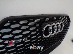 Grille de radiateur Audi RS6 4G authentique, noire brillante, 4G0853651, modification de grille RS.