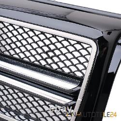 Grille de radiateur Grille sportive Convient à Mercedes G Class W463 90-14 Chrome brillant