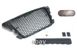 Grille de radiateur avant, grille en nid d'abeille, support d'emblème, grille de ventilation pour Audi A3 8P 08-13