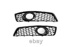 Grille de radiateur avant, grille en nid d'abeille, support d'emblème, grille de ventilation pour Audi A3 8P 08-13