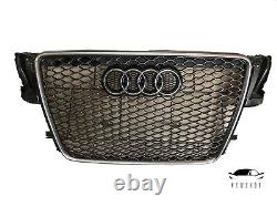 Grille de radiateur complète en métal gris arme pour Audi A5 8T3 8T0853651