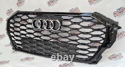 Grille de radiateur d'origine Audi Q3 83F Sportback S-Line en noir, grille avant 83F853651A.