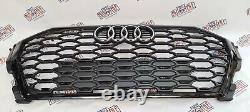 Grille de radiateur d'origine Audi Q3 83F Sportback S-Line en noir, grille avant 83F853651A.