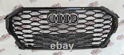 Grille de radiateur d'origine Audi Q3 83F Sportback S-Line en noir, grille avant 83F853651A.