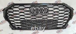 Grille de radiateur d'origine Audi Q3 83F Sportback S-Line en noir, grille avant 83F853651A.