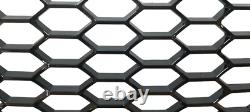 Grille de radiateur en nid d'abeille, grille PDC, grille avant en noir brillant pour Audi A4 B8 8K 07-12