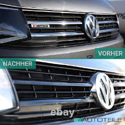 Grille de radiateur et pare-chocs en grille noire brillante pour VW T6 2015-2019
