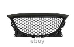 Grille de radiateur nid d'abeille grille avant sport noir mat adaptée à la Mazda 3 BM-17.